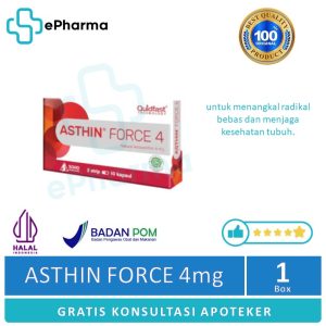 ASTHIN FORCE 4mg Box dan Strip