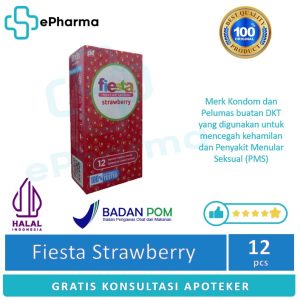 Fiesta Kondom 3 Pcs / 12 Pcs | Anti Bocor | 100% Nyaman | PRIVASI AMAN