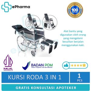 Kursi Roda 3 in 1